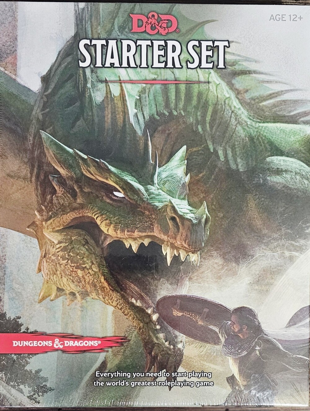 Factory sealed Dungeons & Dragons Starter Set for 5th Edition gameplay.